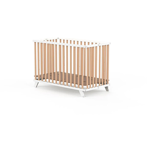 GEUTHER Lit d'enfant Mayla - Blanc et bois naturel