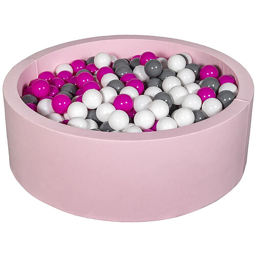 Velinda Piscine à balles pour enfants - Rose
