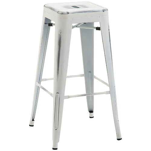 Tabouret de bar Joshua V2 - Blanc