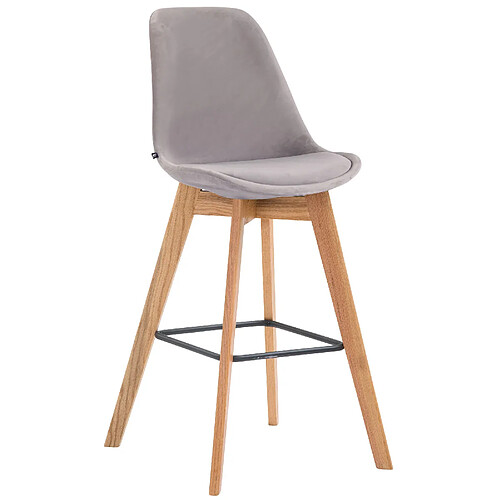 Tabouret de bar Metz - gris