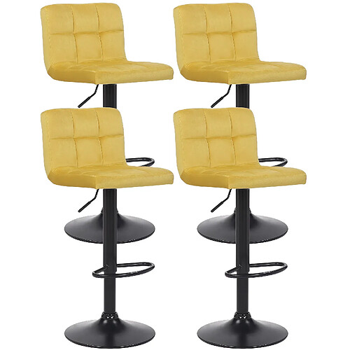 Tabouret de bar Feni - Jaune