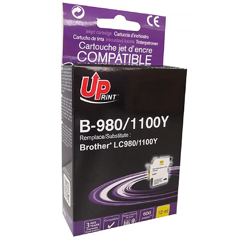 Uprint Cartouche encre Brother - Jaune