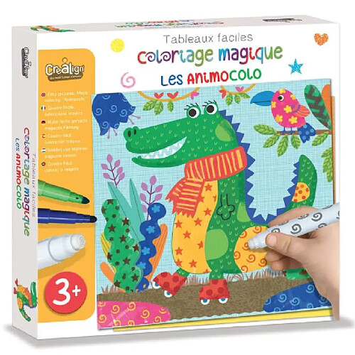 Crealign Coffret coloriage magique Animocolo - 16 pièces