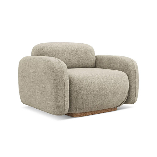 Makamii Fauteuil Ailani scandinave - Beige