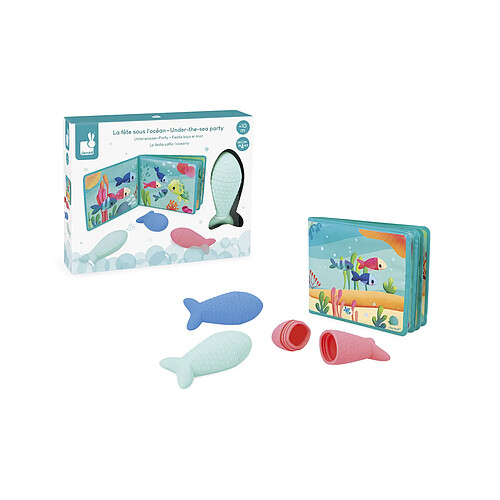 Juratoys-janod Livre de bain bébé - multicolore