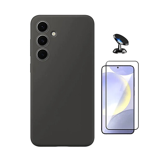 Phonecare Kit Verre Trempé + Coque + Support - S25