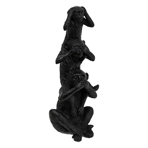 But Statue résine singes Pan Noir