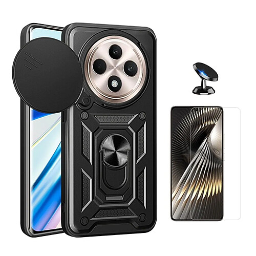 Phonecare Oppo Reno12 FS 5G Kit Protection Verre Trempé - Noir