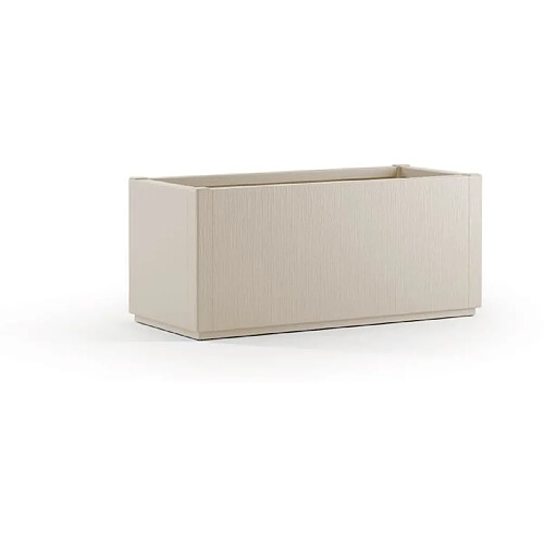 Stefanplast bac à fleurs rectangulaire - Blanc
