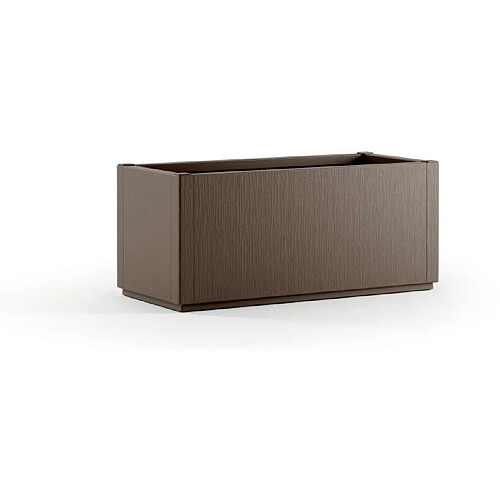 Stefanplast bac à fleurs rectangulaire - Marron