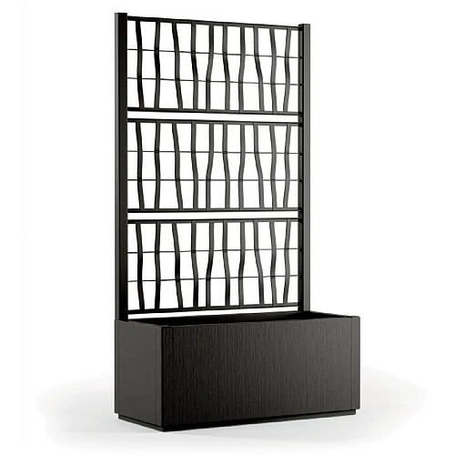Stefanplast Jardinière rectangulaire - Gris graphite
