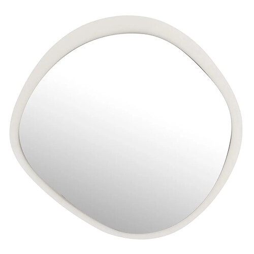 Mes Miroir design 60,5x4,5x58 cm en métal blanc - METTI