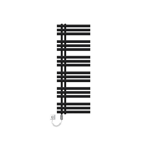 LuxeBath Radiateur sèche-serviettes - Noir 50x140 cm 1200W