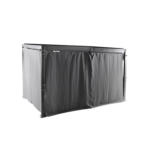 Jeu de 6 rideaux pour la tonnelle Avila 4 x 3 m - Hespéride