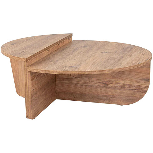 Hanah Home Table basse Podium pin aggloméré