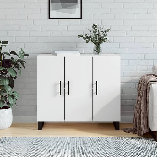 Vidaxl Buffet 90x34x80 cm - Blanc