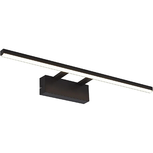 ZMH Applique Murale LED à Miroir 60CM - Lampe de Salle de Bain 13W Noir Mat et Blanc Neutre pour Cuisine et Couloir