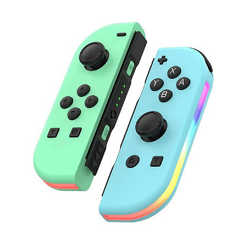 Ensemble Contrôleurs Joycon pour Nintendo Switch - Animal Crossing