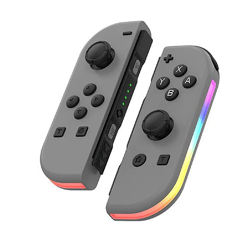 Ensemble Contrôleurs Joycon pour Nintendo Switch - Noir Gris