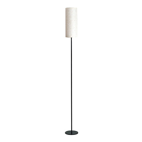 Zmh Lampadaire LED rétro - Noir