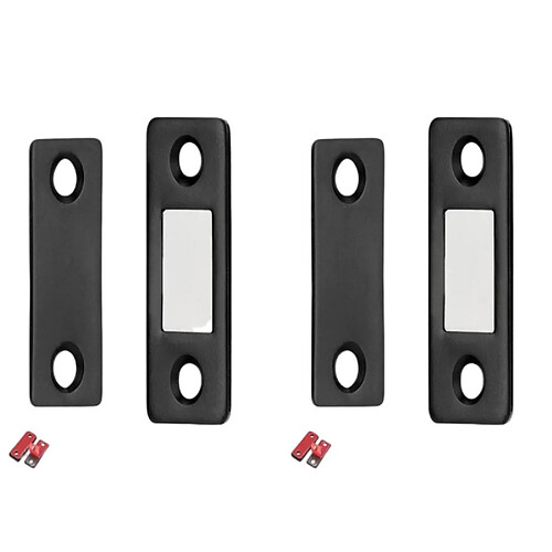 INF Serrure magnétique invisible en acier inoxydable - Lot de 2