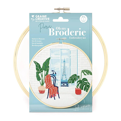 Graine créative Kit broderie Paris
