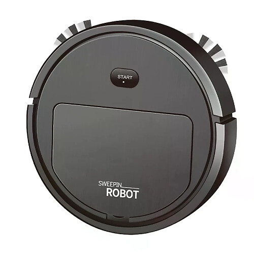 Aspirateur robot intelligent 3 en 1 - Noir
