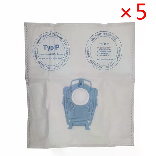 Sacs d’aspirateur compatibles Bosch Type P - Pack de 5