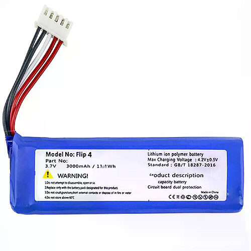 Batterie de remplacement pour JBL Flip 4