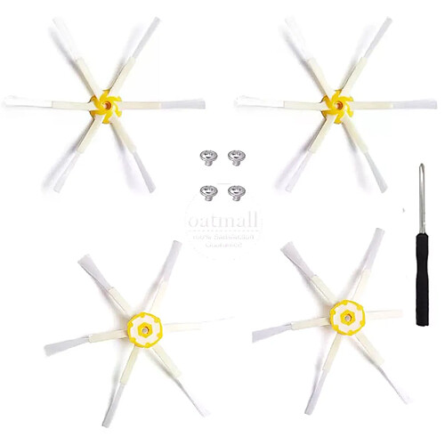 Brosses latérales pour aspirateur robot Roomba