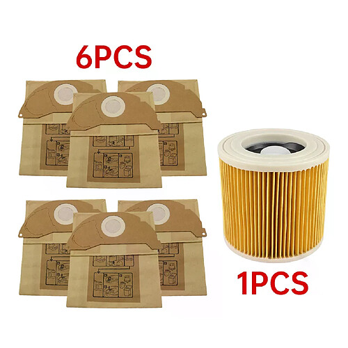 Kit sacs aspirateur et filtre HEPA compatibles Kärcher