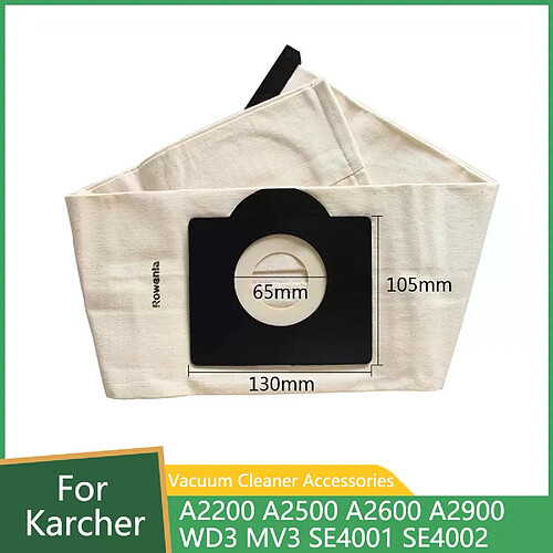 Sacs aspirateur pour Karcher WD3