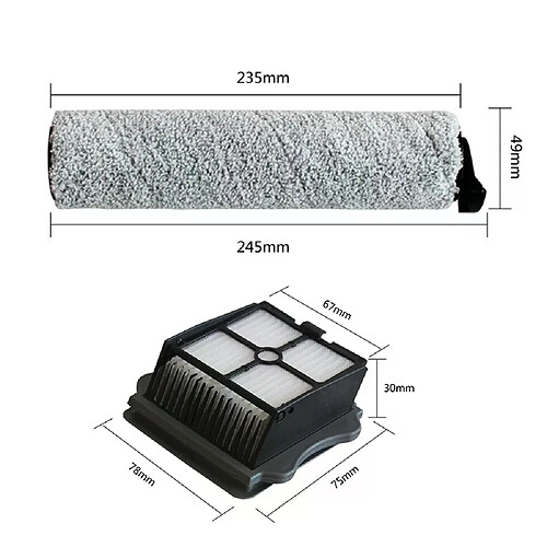 Lot De 4 Filtres Lavables Pour Aspirateur Tineco IFloor 5 Breeze - Rechange, Capture Poussière, Protège Moteur