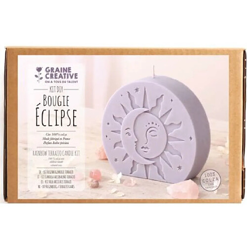 Graine créative Coffret bougie DIY - Violet