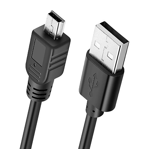 Akyga Câble USB vers USB mini B Charge et Synchronisation Longueur 1m Noir