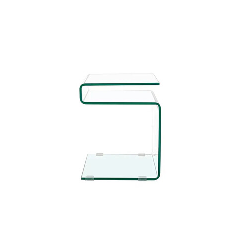 Amadeus Bout de canapé en verre - Transparent