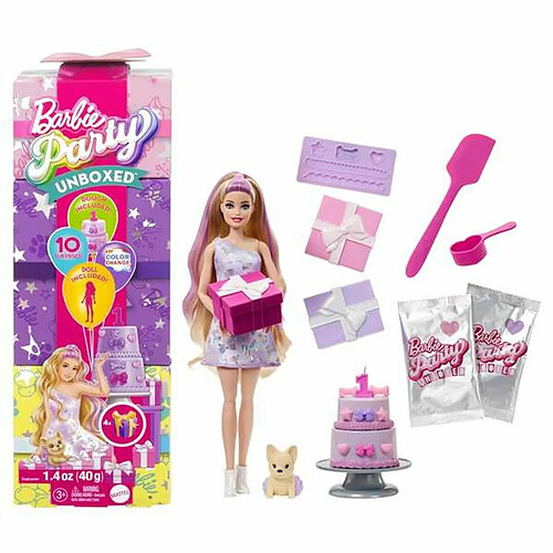 Barbie poupée mannequin - Party Unboxed