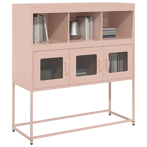 Vidaxl Buffet Rose 100,5x39x107 cm