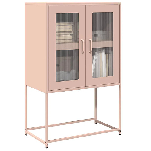 Vidaxl Buffet haut - Rose