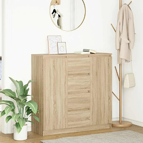 Vidaxl vidaXL Buffet Tiroirs Chêne Sonoma