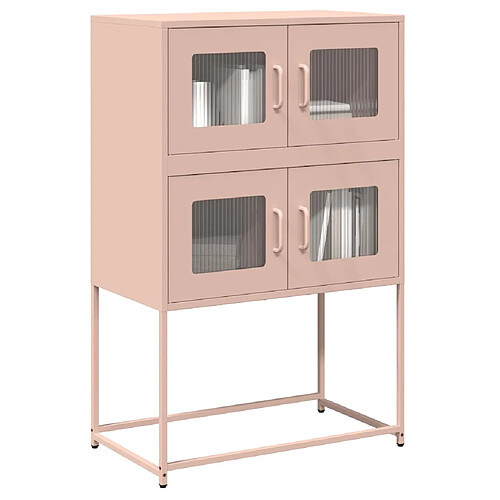 vidaXL Buffet haut - Rose