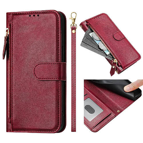 Coque Motorola Moto G Stylus 5G 2025 - Cuir PU Magnétique - Rouge