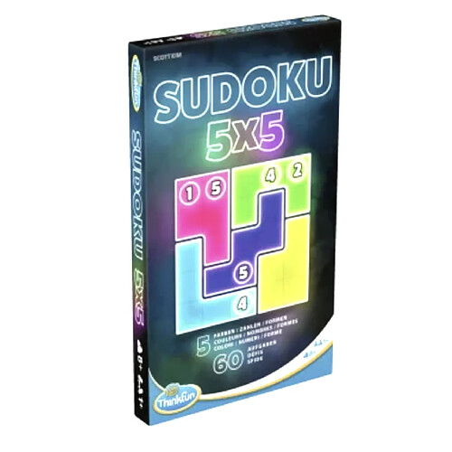 Think fun Jeu Sudoku 5x5 - Multicolore