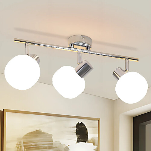 Nettlife Spot de plafond 3 ampoules - Blanc
