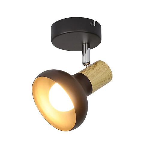 Nettlife spot de plafond 3 spots - Noir