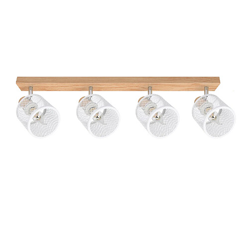 Nettlife Plafonnier spots LED - Blanc