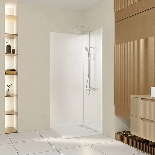 AURLANE Kit panneaux aluminium - Blanc