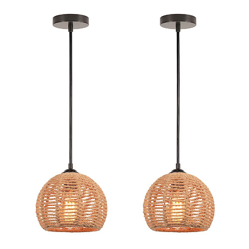 Stoex 2PCS Lustre Vintage - Noir