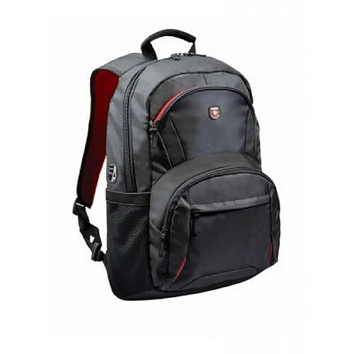PORT Designs Port Sac à dos Houston 17,3'' - Noir/Rouge