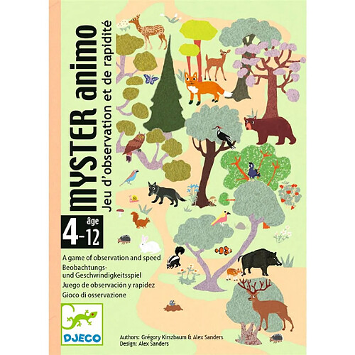 Djeco Myster Animo jeu de cartes - 54 cartes
